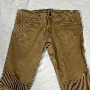 RS7 Men's Ribbed Tan Pants